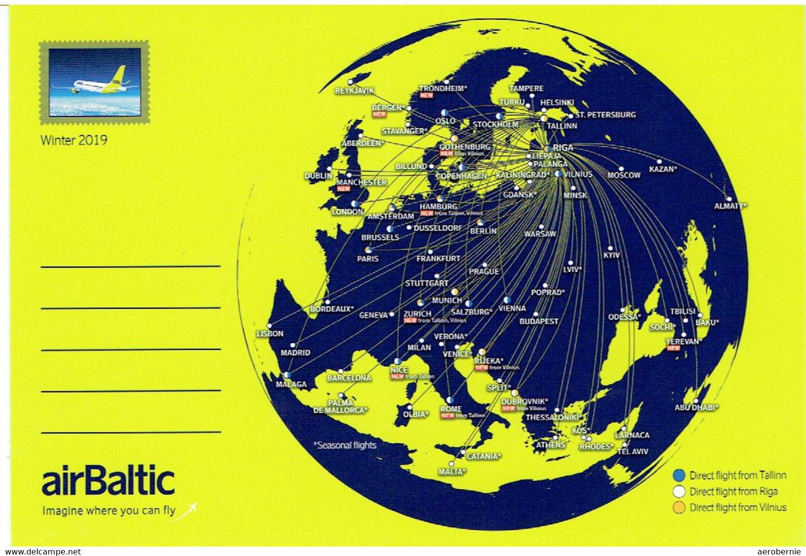 AIR BALTIC - Bombardier CS300 (airline Issue) - Winter 2019 - 1946-....: Era Moderna