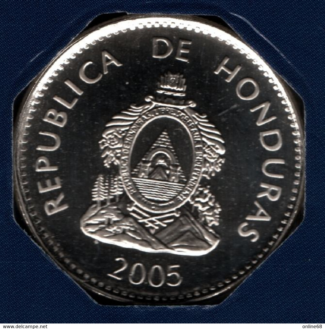 HONDURAS 50 CENTAVOS DE LEMPIRA 2005 KM# 84a - Honduras