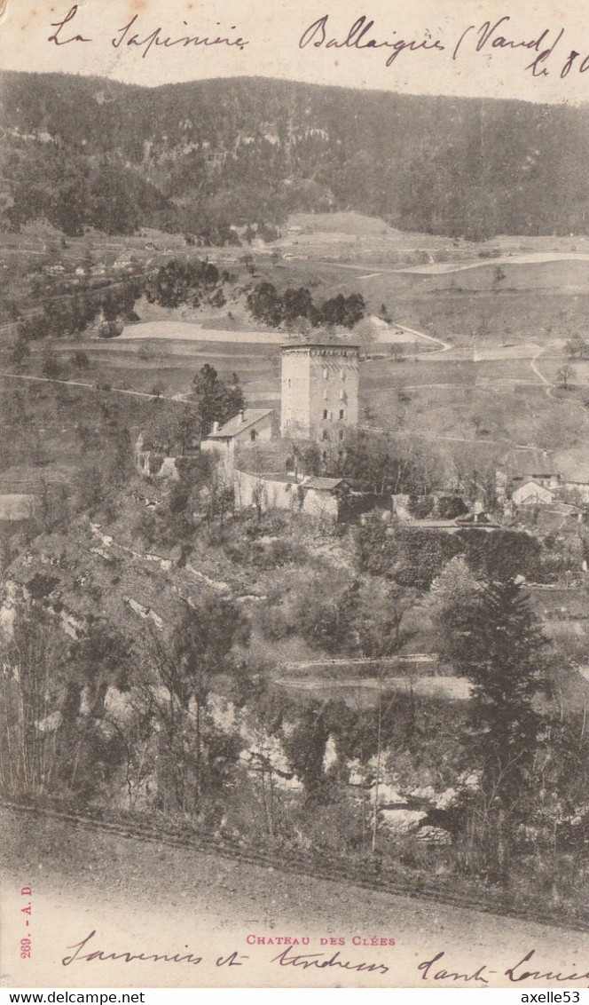 Suisse (5490) Vaud - Château De Clées - Les Clées