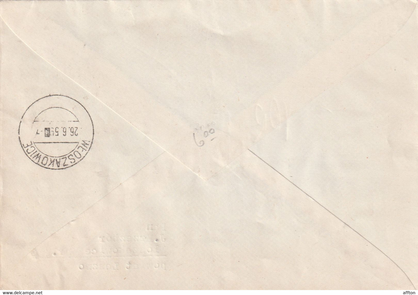 Poland 1959 Cover Mailed - Alianti