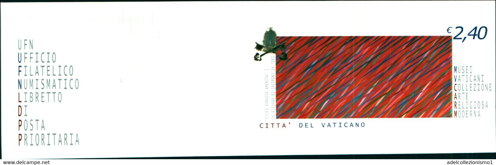 42353) VATICANO-Arte Contemporanea (4 Esemplari Da 0,60 €) - LIBRETTO - 16 Settembre 2004-SERIE COMPLETA-USATO - Libretti