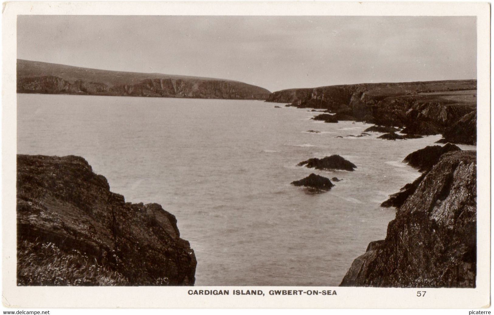 Cardigan Island, Gwbert-On-Sea 1915 (Squibbs No.57) - Cardiganshire