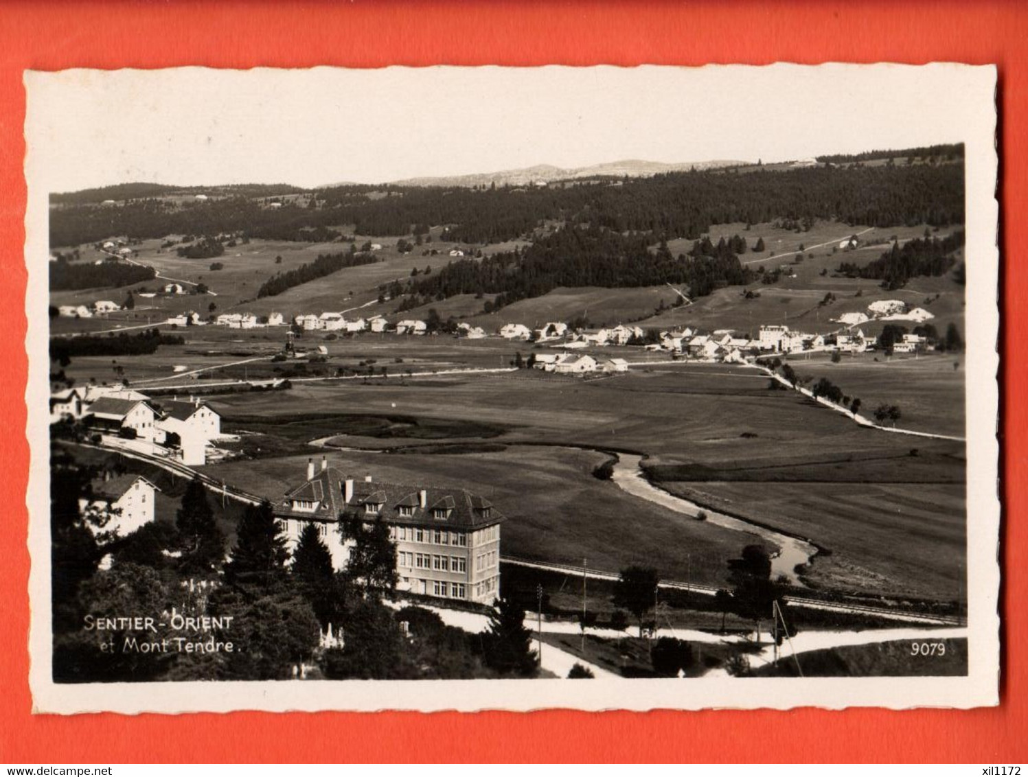 ZPB-16 RARE  Sentier Et L'Orient, Val De Joux. Mont-Tendre. Perrochet-M. 9079 Circulé 1933 - Roche