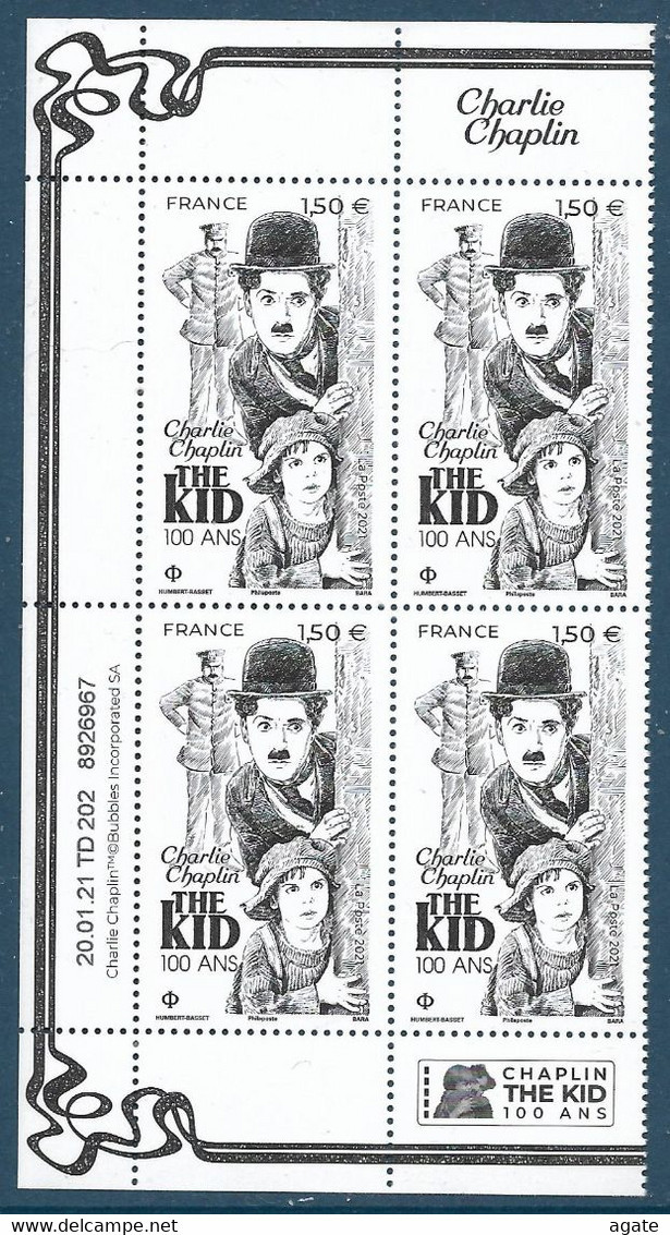 Vente Pour Henricet Charlie Chaplin - The Kid 100 Ans - Coin Daté (2021) Neuf** - Ongebruikt