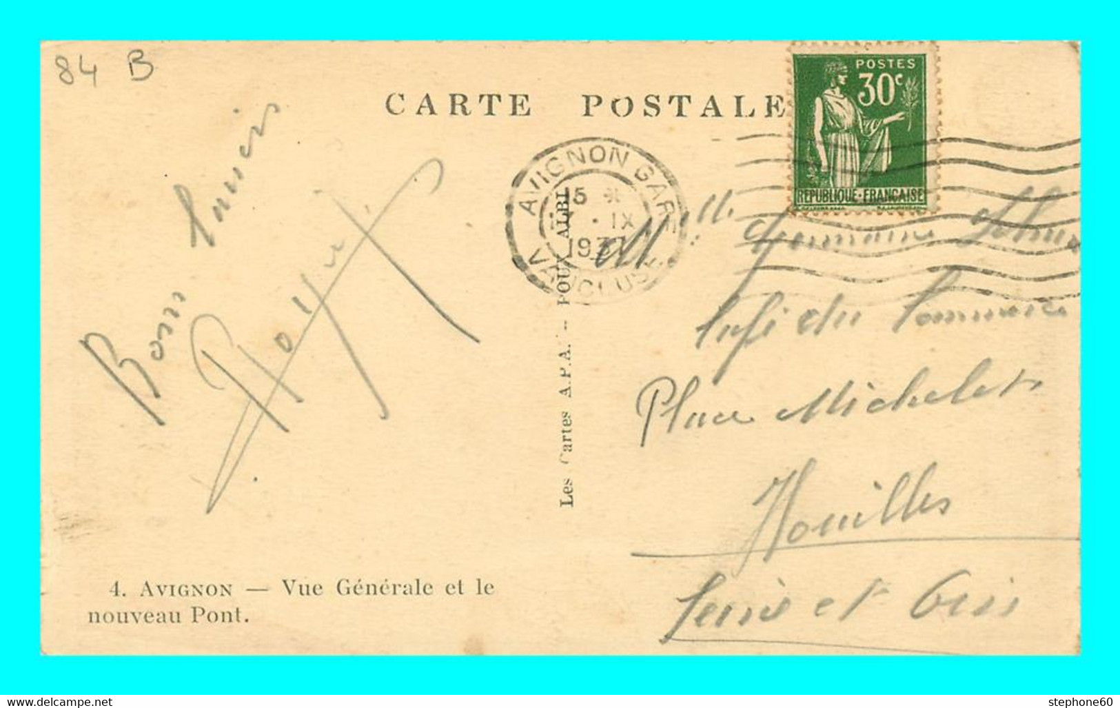 1lo - a072 Lot 50 CPA / CPSM format CPA AVIGNON ( Dep 84 )