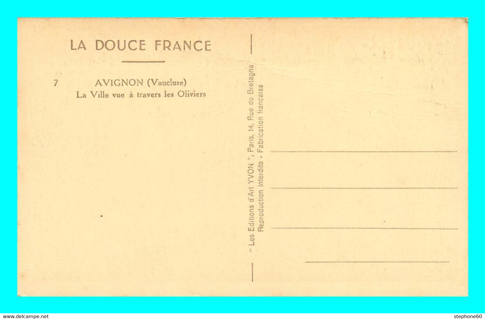 1lo - a072 Lot 50 CPA / CPSM format CPA AVIGNON ( Dep 84 )