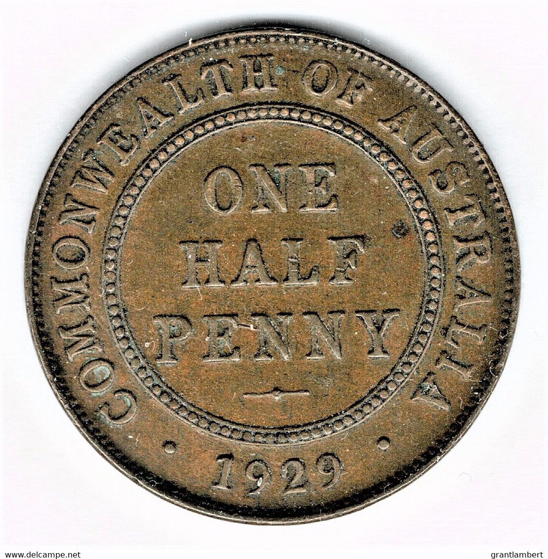 Australia 1929 Halfpenny - ½ Penny