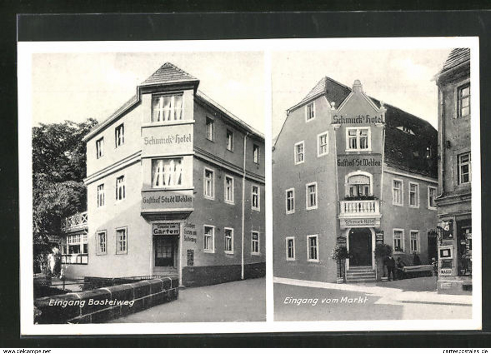 AK Wehlen /Elbe, Schmuck`s Hotel - Wehlen