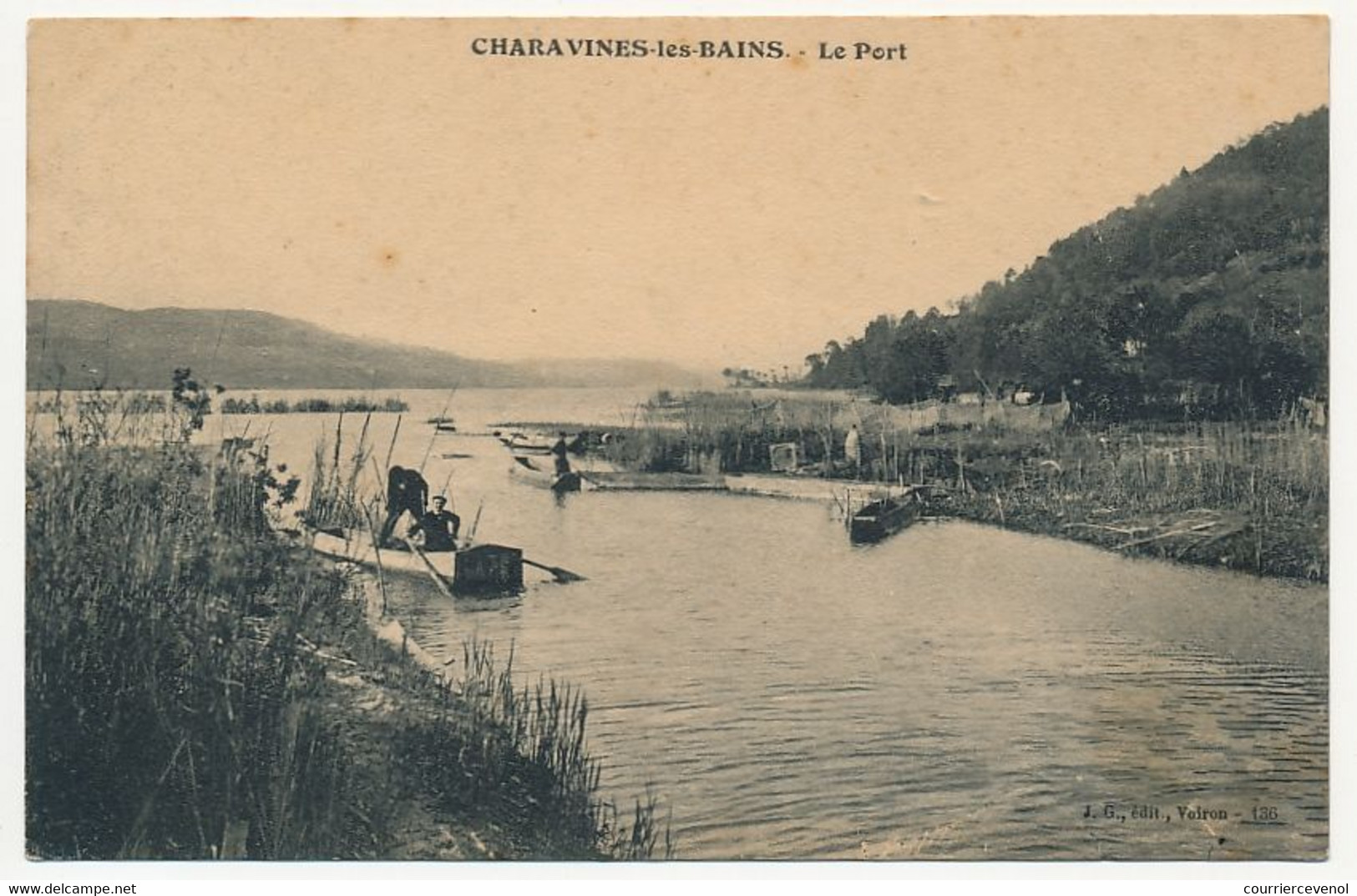 CPA - CHARAVINES-LES-BAINS (Isère) - Le Port - Charavines