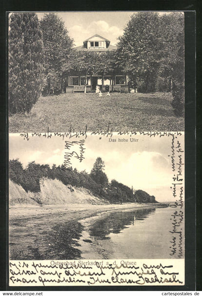 AK Sierksdorf / Ostsee, Haus Mit Garten, Hohes Ufer - Sierksdorf