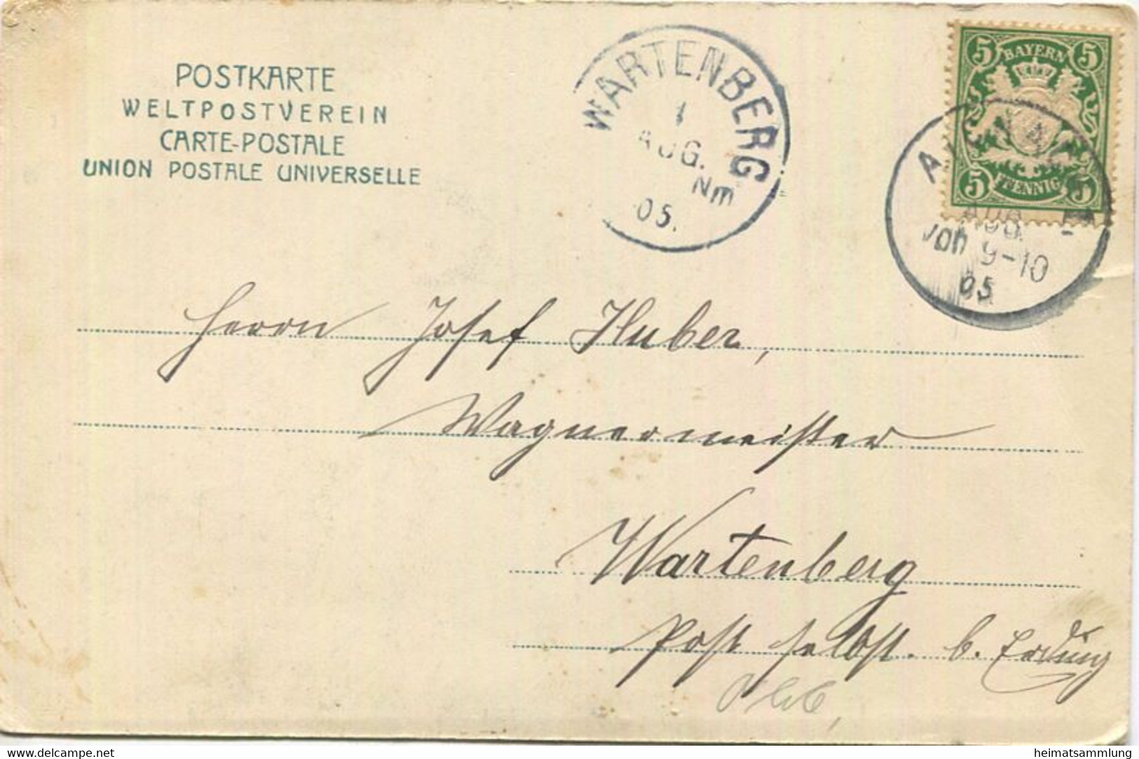 Aichach - Verlag M. Kirmayer Gel. 1905 - Aichach