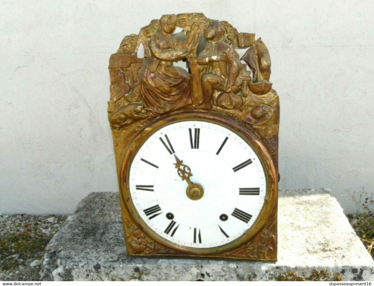 MOUVEMENT HORLOGE PENDULE COMTOISE sonnerie CLOCHE à restaurer ou pour pièces