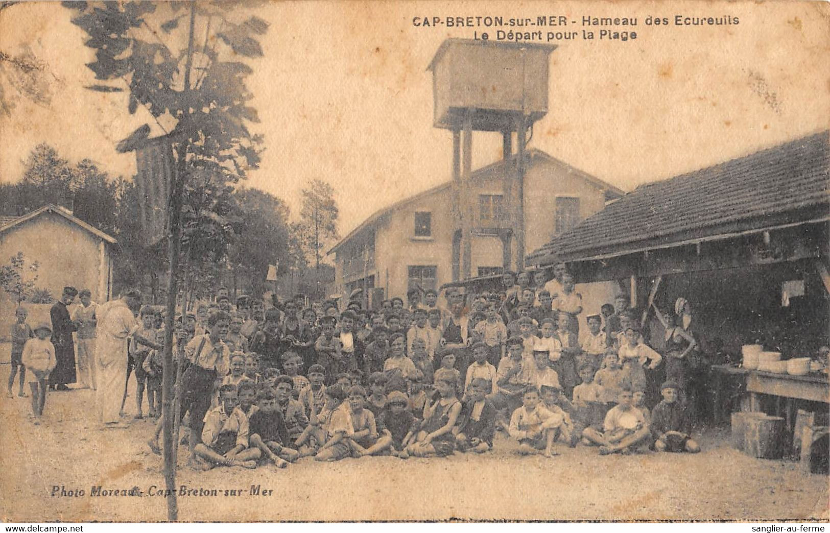 CPA 40 CAP BRETON SUR MER HAMEAU DES ECUREUILS LE DEPART POUR LA PLAGE - Capbreton