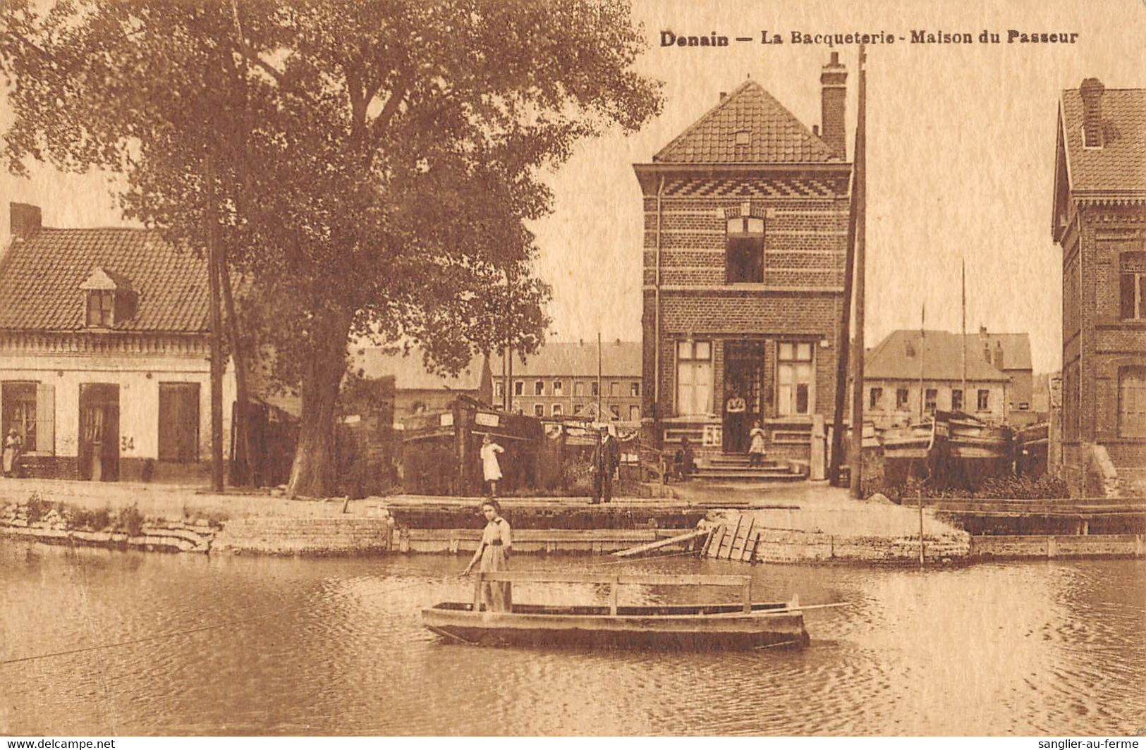 CPA 59 DENAIN LA BACQUETERIE MAISON DU PASSEUR - Denain