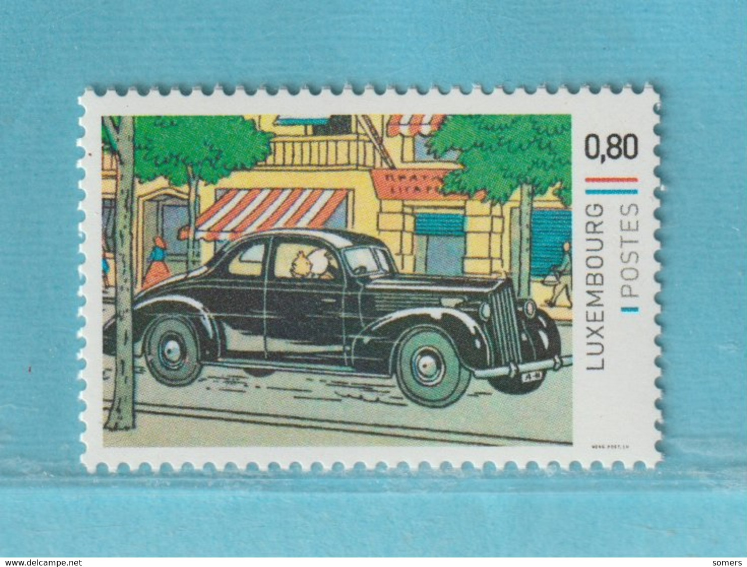 TINTIN - KUIFJE IN ZWARTE WAGEN - KL18 - LUXEMBOURG  ** MNH - Fumetti