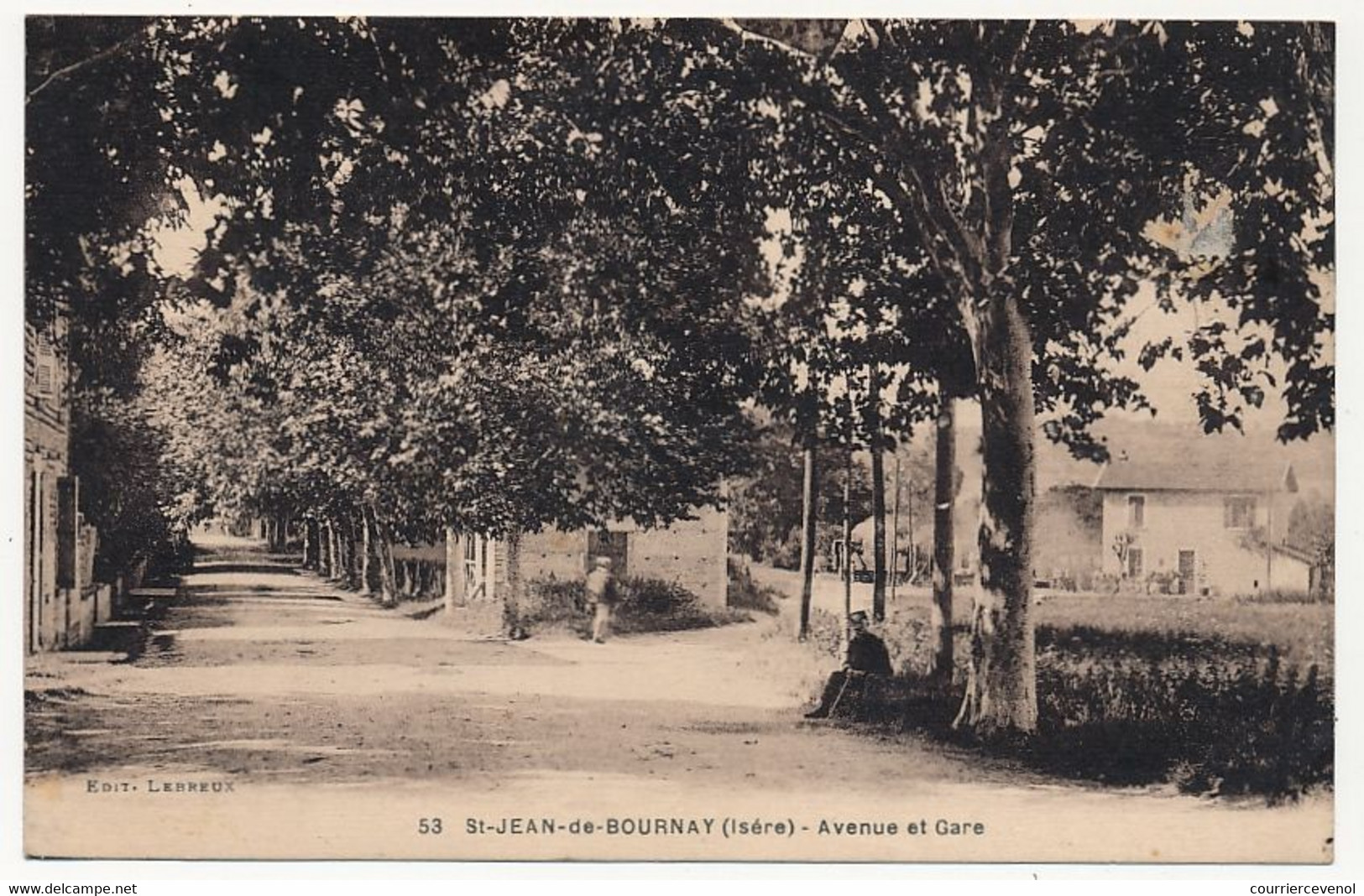 CPA - ST-JEAN-DE-BOURNAY (Isère) - Avenue De La Gare - Saint-Jean-de-Bournay