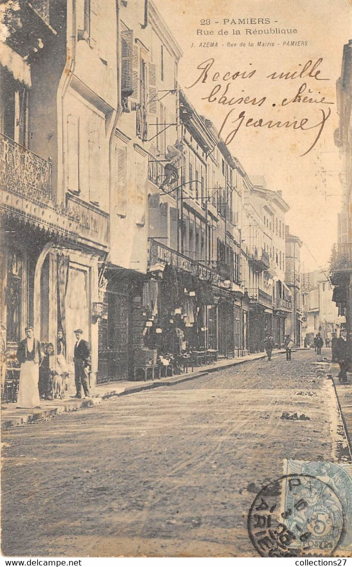 09-PAMIERS- RUE DE LA RUPUBLIQUE - Pamiers