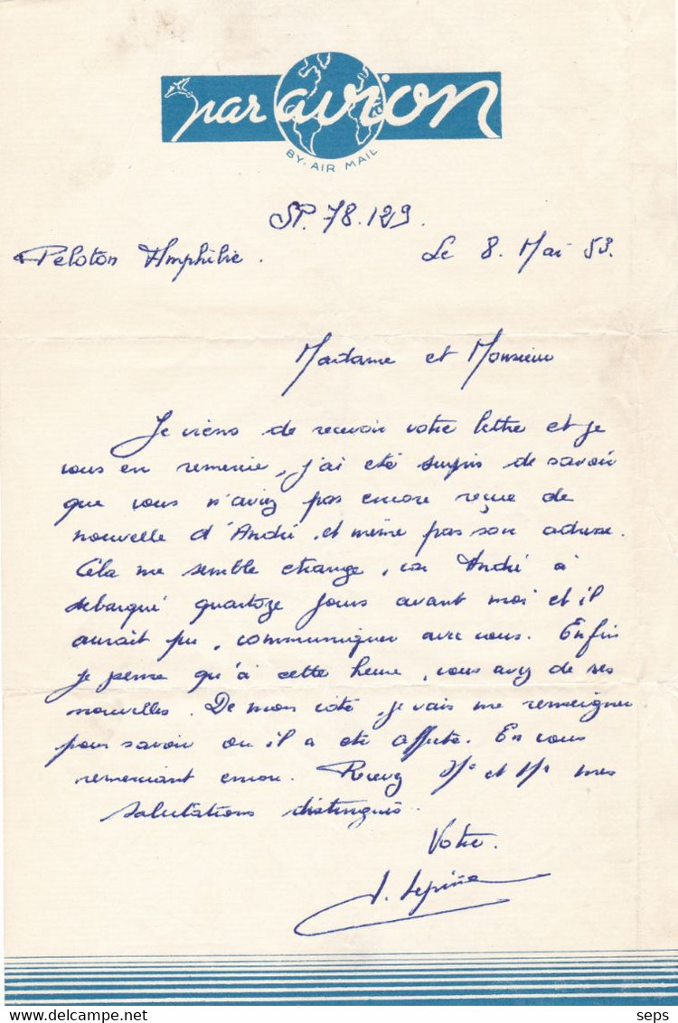 Indochine - Correspondance D'un Cavalier Du 6ème Régiment De Spahis Marocains - A La Famille D'un Camarade - 1953 - Documents