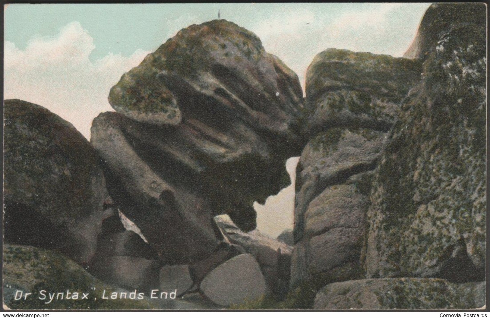 Dr Syntax, Lands End, Cornwall, C.1905-10 - Williams Postcard - Land's End