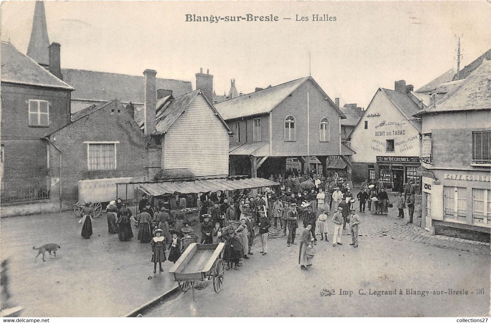 76-BLANGY-SUR-BRESLE- LES HALLES - Blangy-sur-Bresle