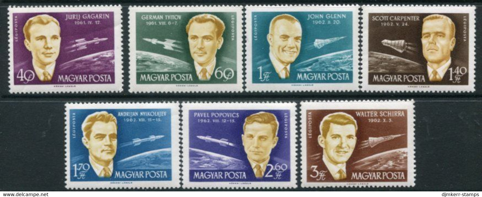 HUNGARY 1962 International Space Conference: Astronauts MNH / **.  Michel 1873-79 - Nuovi