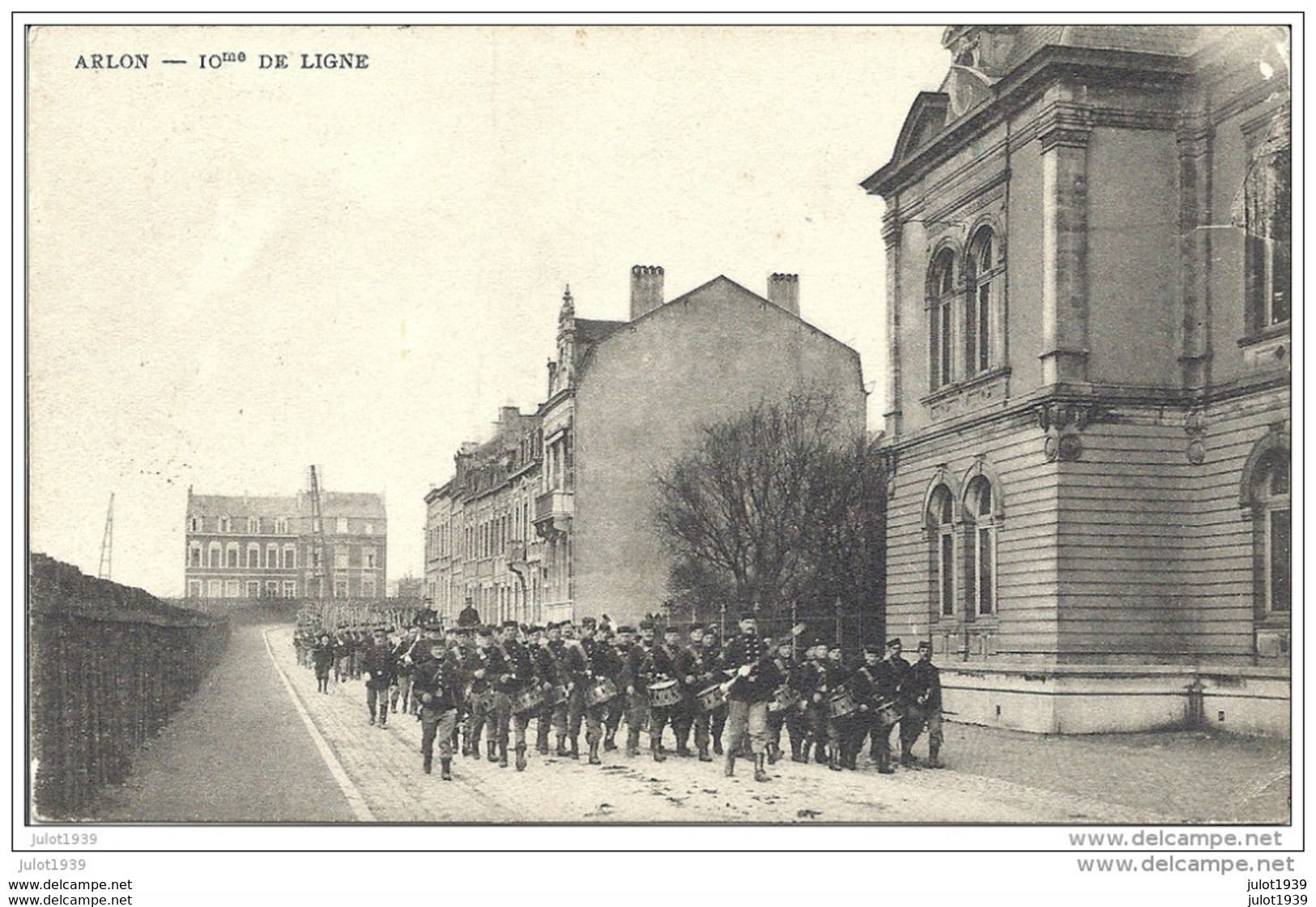 JURBISE ..-- ARLON ..-- 10 ème De Ligne . 1908 Vers JURBIZE ( Mr Charles MARTIN ) . Voir Verso . - Jurbise