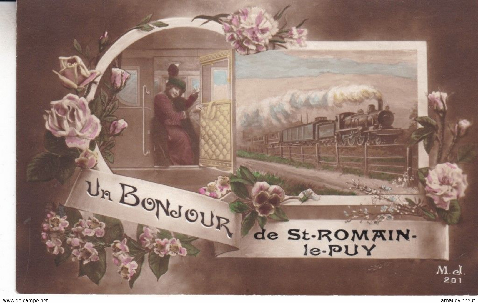 42-SAINT ROMAIN LE PUY UN BONJOUR - Altri & Non Classificati