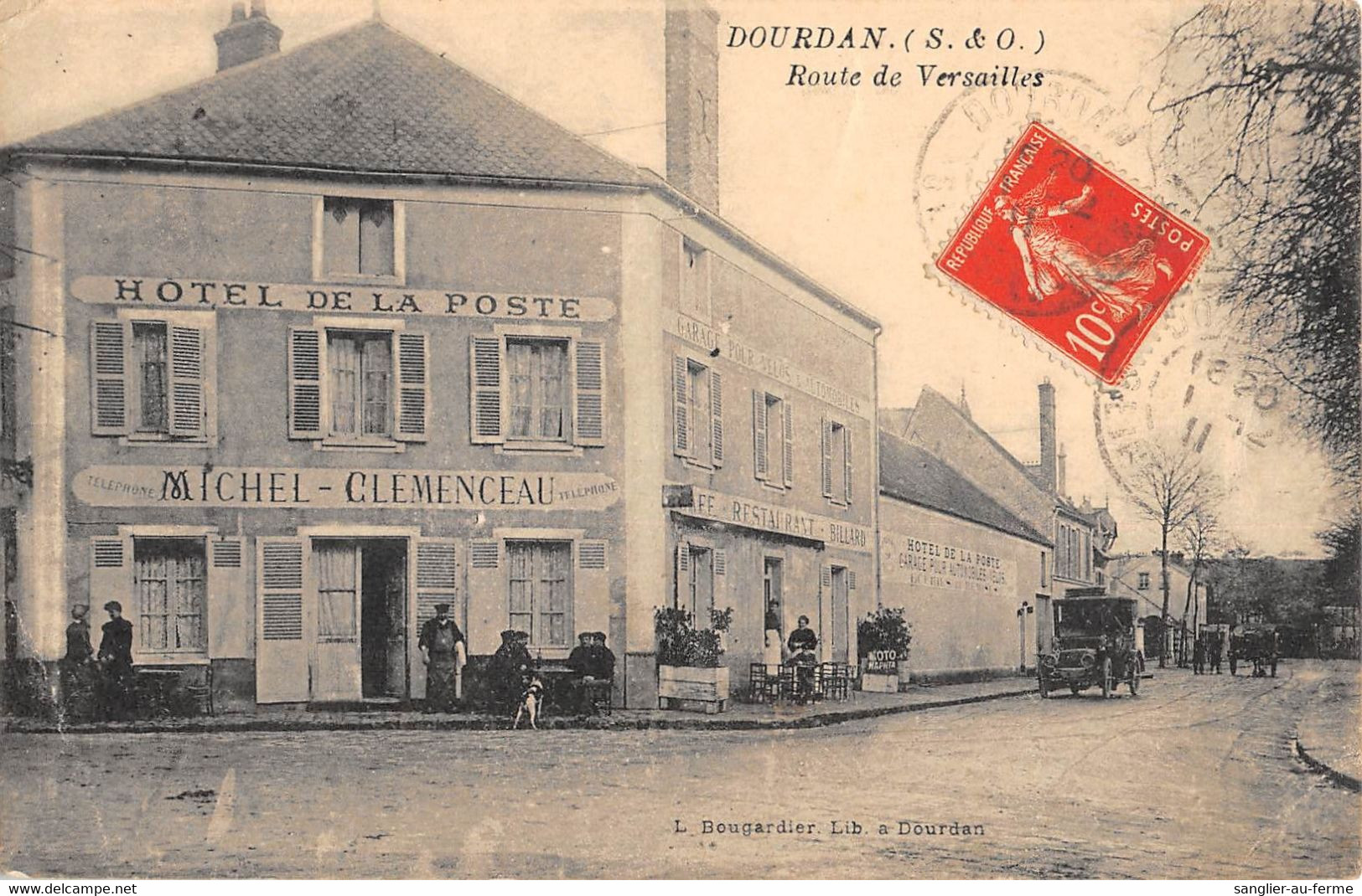 CPA 94 DOURDAN ROUTE DE VERSAILLES - Dourdan