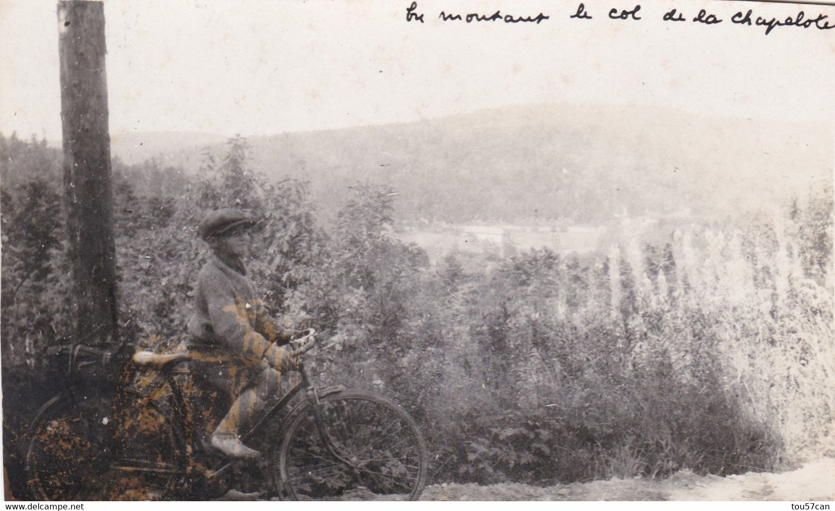 COL DE LA CHAPELOTTE - BADONVILLER  - CELLES SUR PLAINE - MEURTHE ET MOSELLE  -  (54)  -  RARE CARTE-PHOTO ANIMEE - - Otros & Sin Clasificación