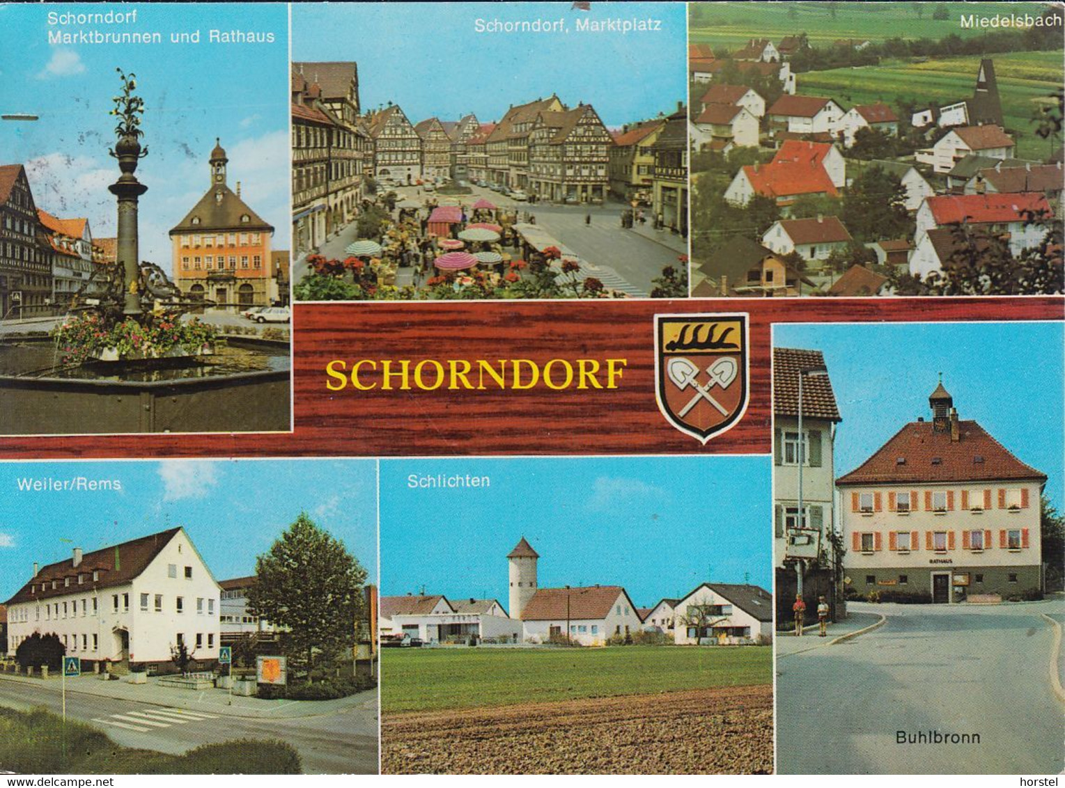 D-73614 Schorndorf - Miedelsbach - Weiler/Rems - Schlichten Bürgerzentrum - Buhlbronn  Rathaus - 3x Nice Stamps - Schorndorf