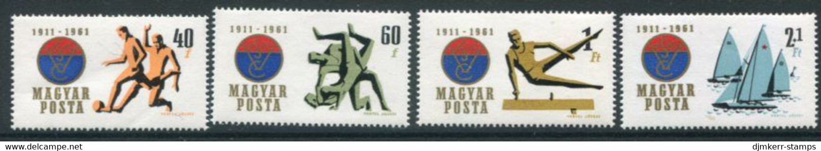 HUNGARY 1961 VASAS Sports Club  MNH / **.  Michel 1772-75 - Nuevos