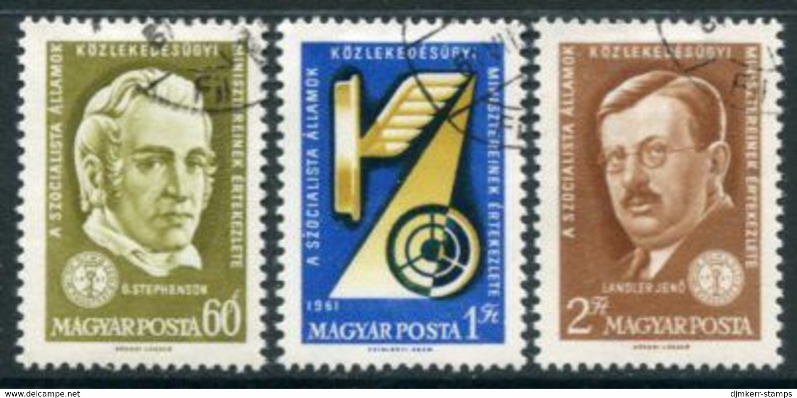 HUNGARY 1961 Transport Ministers' Conference  Used.  Michel 1769-71 - Used Stamps