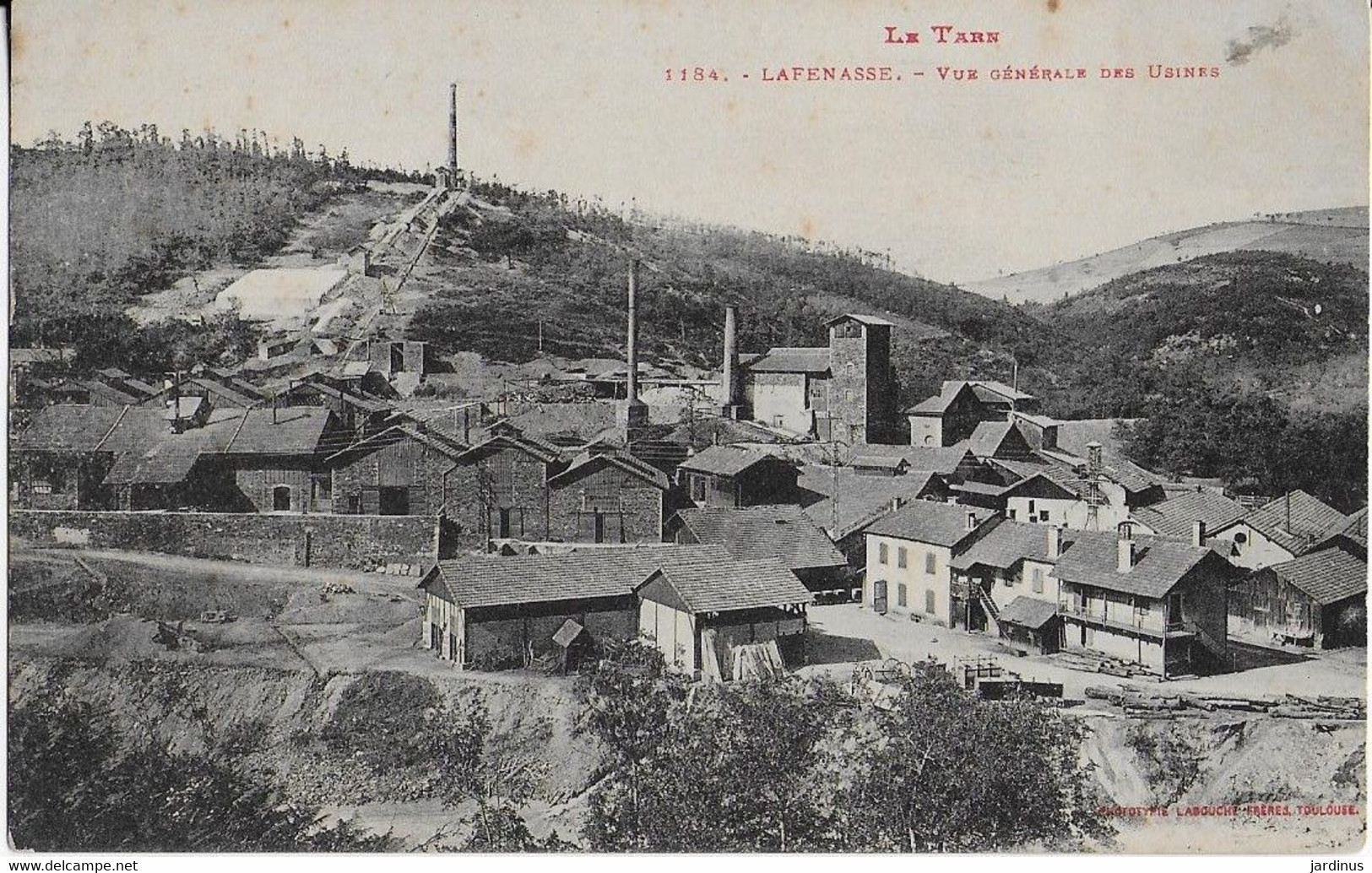 LAFENASSE ( Le Tarn )  : Vue Générale Des Usines - Otros & Sin Clasificación