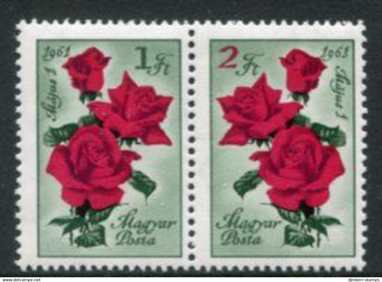 HUNGARY 1961 Labour Day MNH / **.  Michel 1755-56 - Nuevos