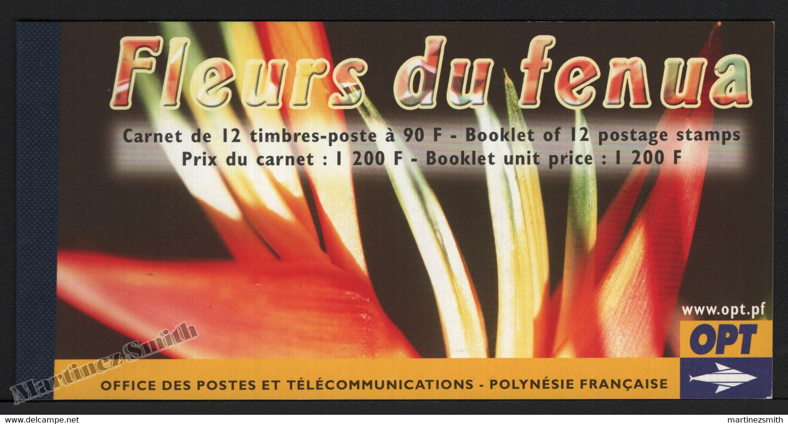 Polynesie - French Polynesia 2004 Yvert C723, Flora, Fenua Flowers - Booklet - MNH - Carnets