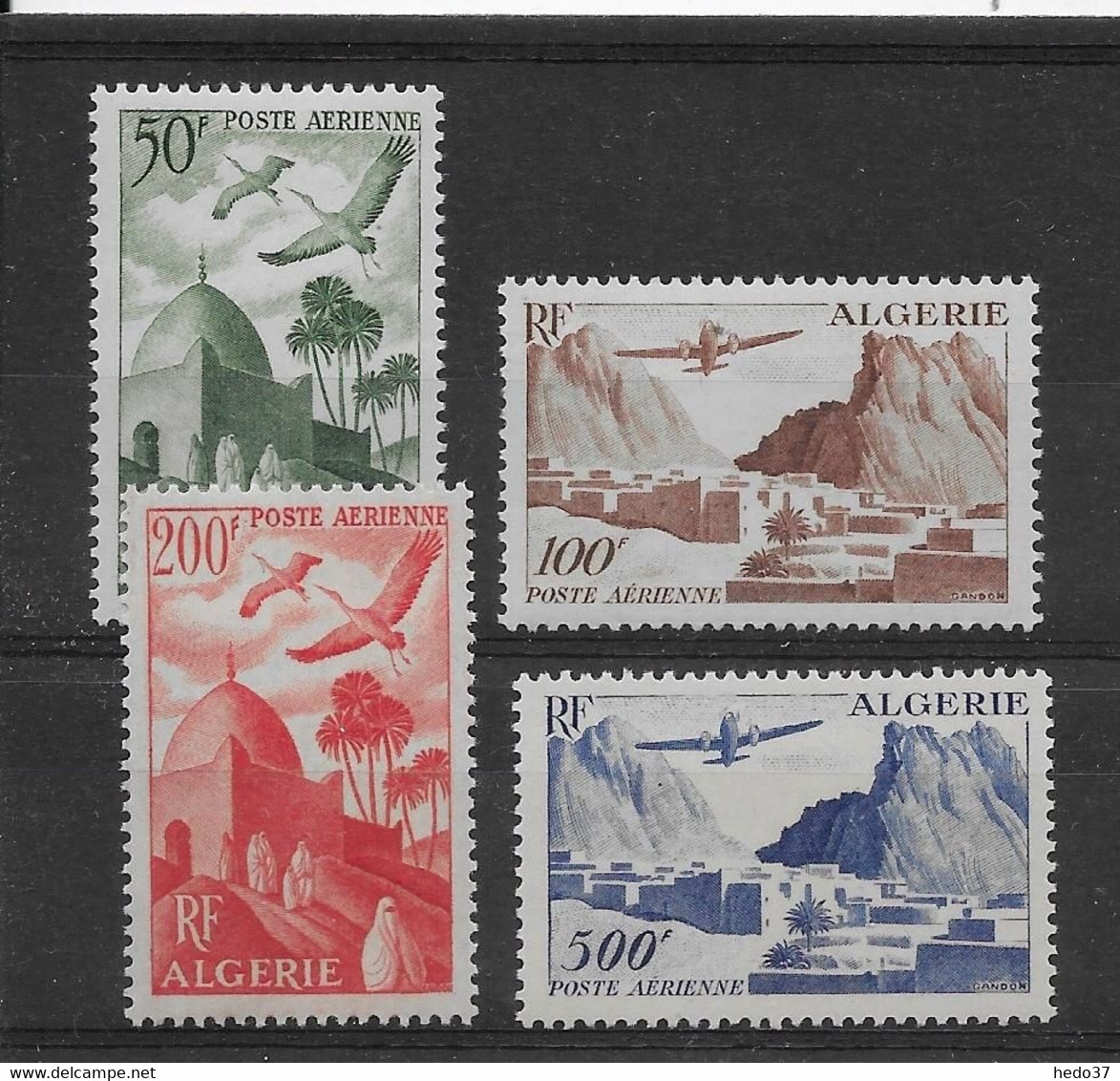 Algérie Poste Aérienne N°9/12 - Neuf * Avec Charnière - TB - Airmail