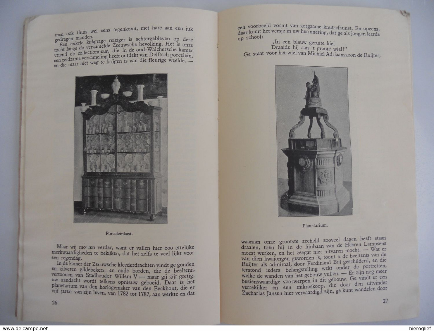 MIDDELBURG door Dr. Ritter Jr. uitgave VVV 1934 toerisme gids + uitvouwbaar plan + publiciteit advertenties