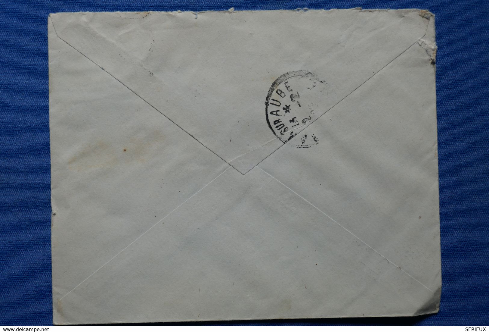 W3 MAROC BELLE LETTRE  1929 RABAT  POUR BAR S AUBE + AFF. INTERESSANT - Covers & Documents