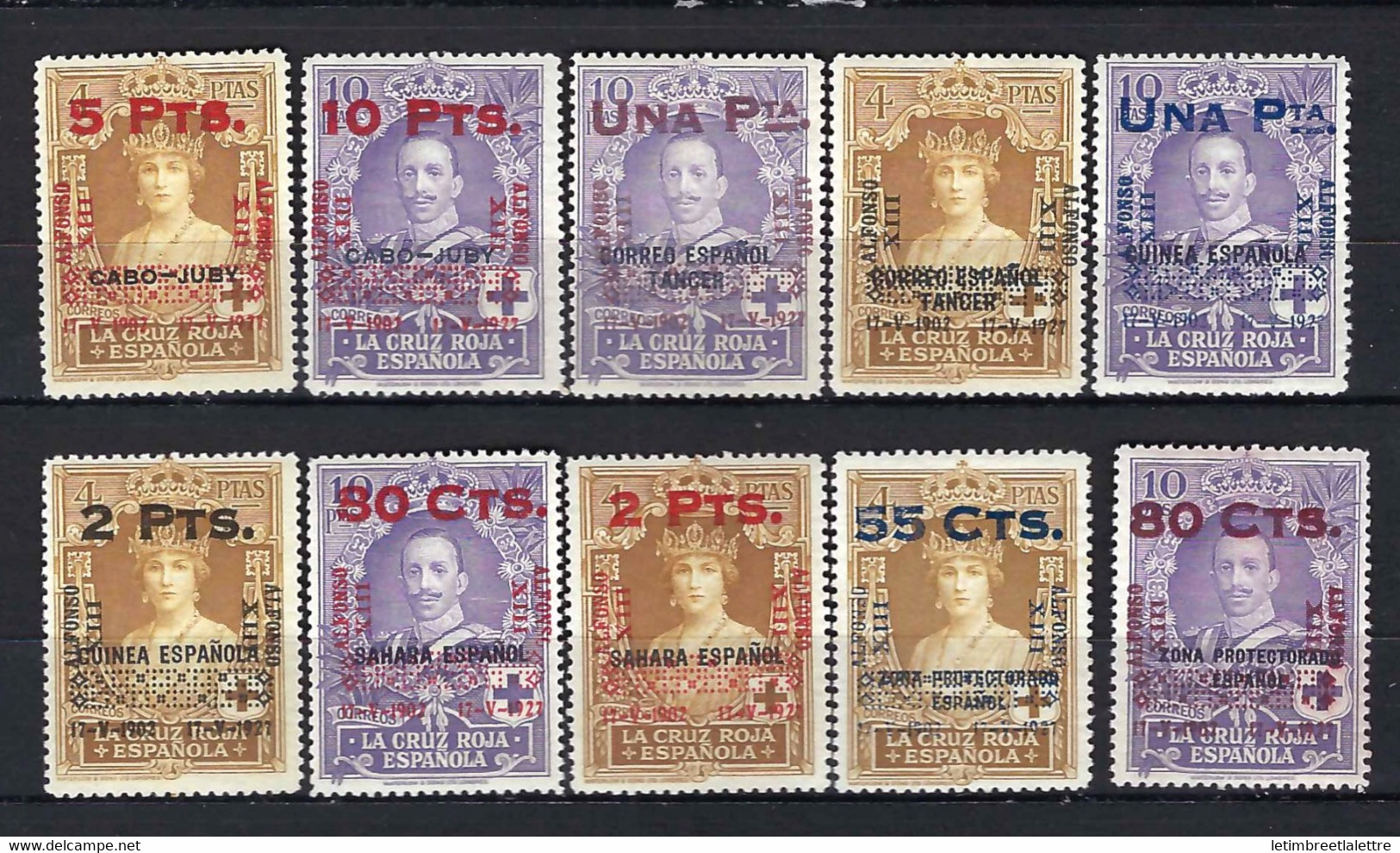 ⭐ Espagne - YT N° 329 à 338 ** - Neuf Sans Charnière - TB ⭐ - Unused Stamps