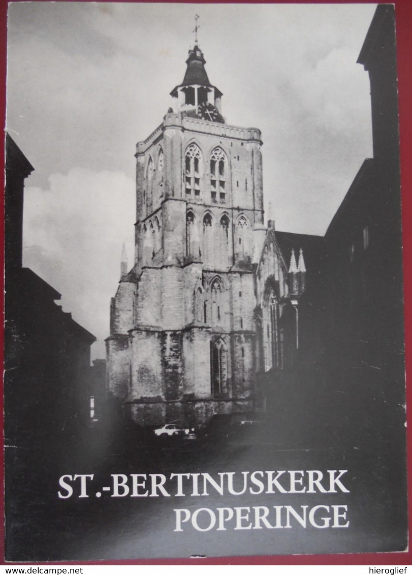 ST-BERTINUSKERK POPERINGE Kerk Westhoek Kunst Schatten Interieur Stijl Altaar Preekstoel Koor - Histoire