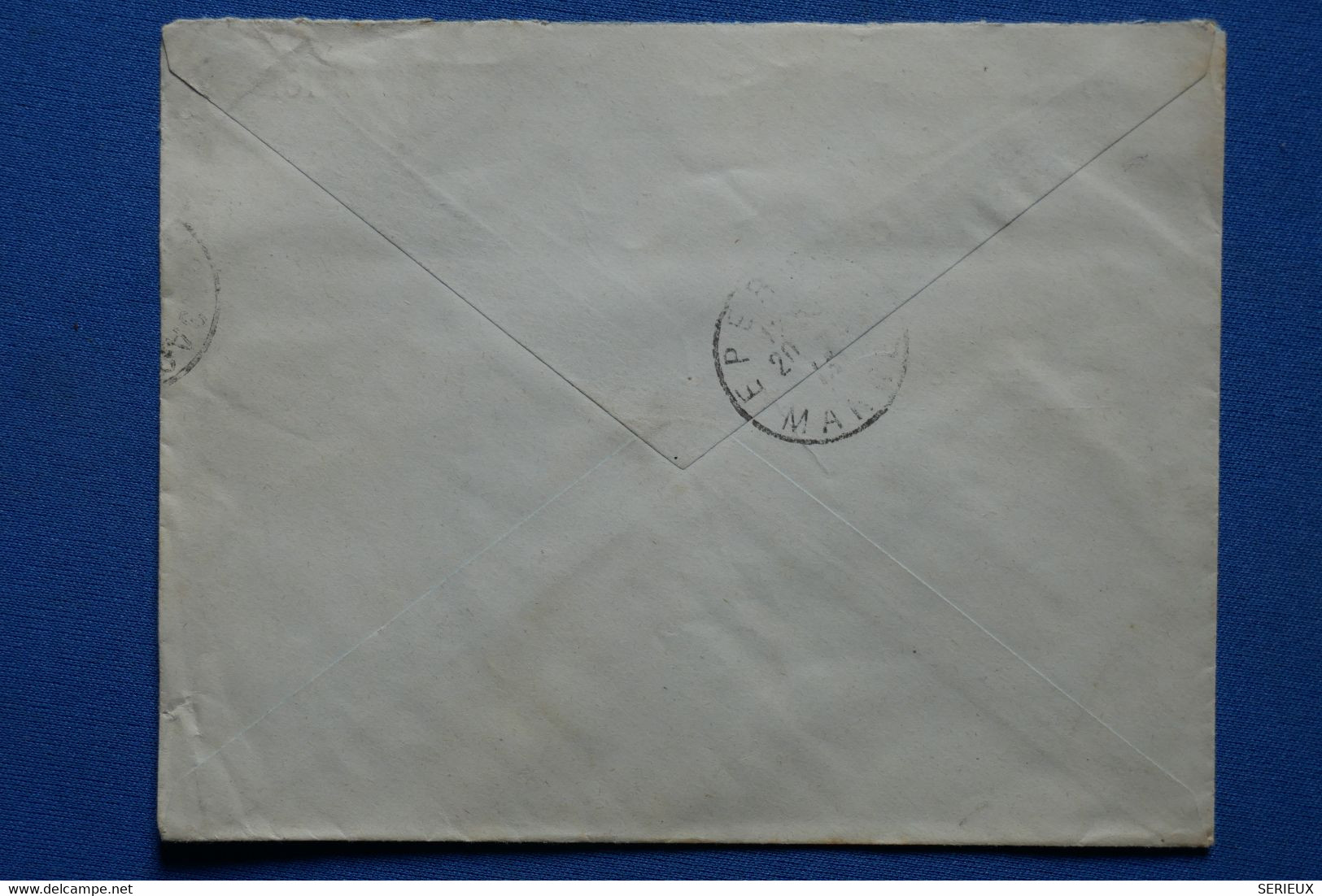 W3 MAROC BELLE LETTRE   1913 CASABLANCA   POUR EPERNAY  + AFF. INTERESSANT - Covers & Documents