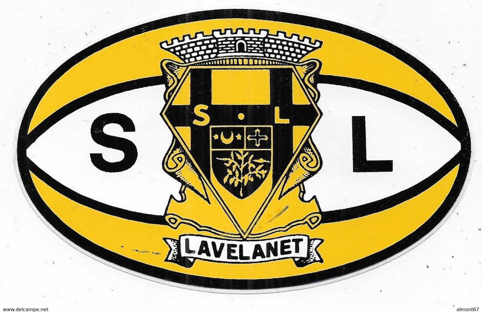 Autocollant Stade Lavelanétien LAVELANET - Rugby