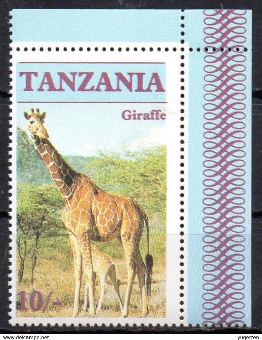 Tanzania - 1v - MNH - Giraffes Giraffe Girafes Giraffen Girafe Giraffe Jirafa Jirafas - Mammals - Fauna Animals - Giraffes