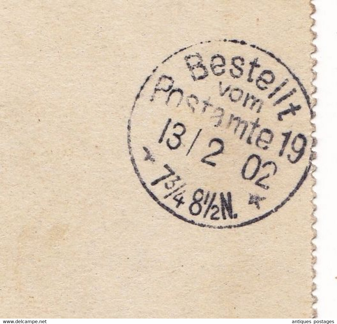 Entier Postal 1902 Paris Rue Saint Denis Type Mouchon Berlin Deutschland - Kartenbriefe