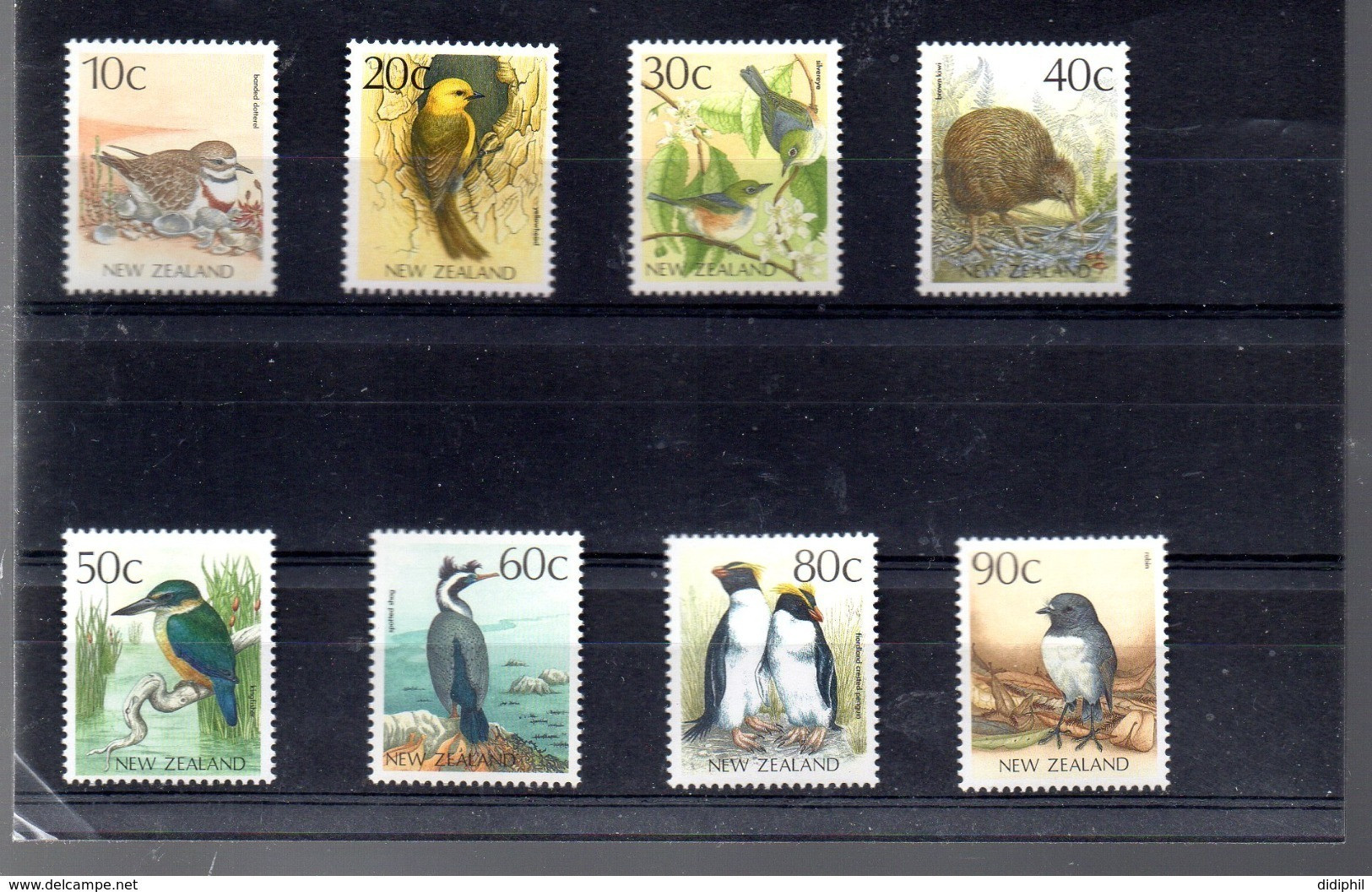 NOUVELLE ZELANDE 1011/1018** SUR DES OISEAUX POUR LA SERIE COURANTE - Unused Stamps