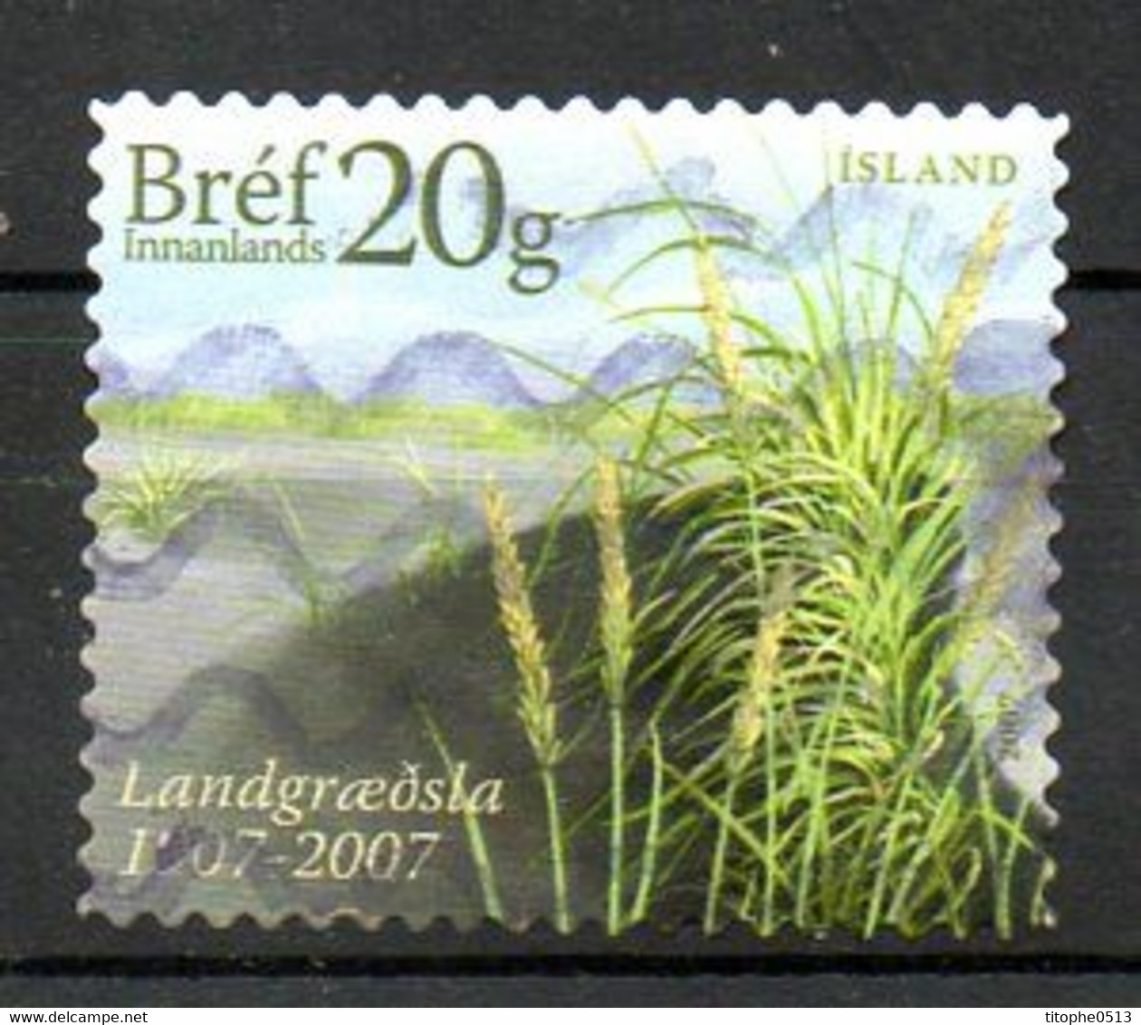 ISLANDE. Timbre De 2007 Oblitéré. Office National De Boisement. - Gebraucht