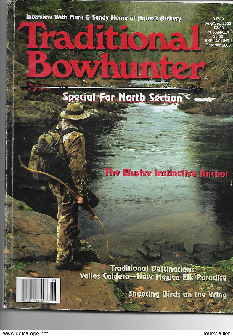 TRADITIONAL BOWHUNTER Spécial Far North Section Aout Septembre 2003 ARC CHASSE Voir Sommaire - Sport