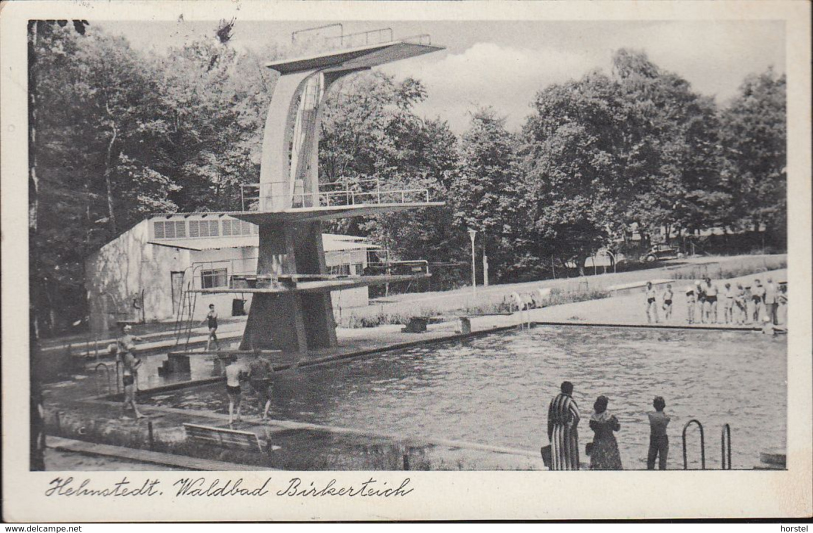 D-38350 Helmstedt - Waldbad Birkerteich (50er Jahre) - Freibad - Schwimmbad - Helmstedt