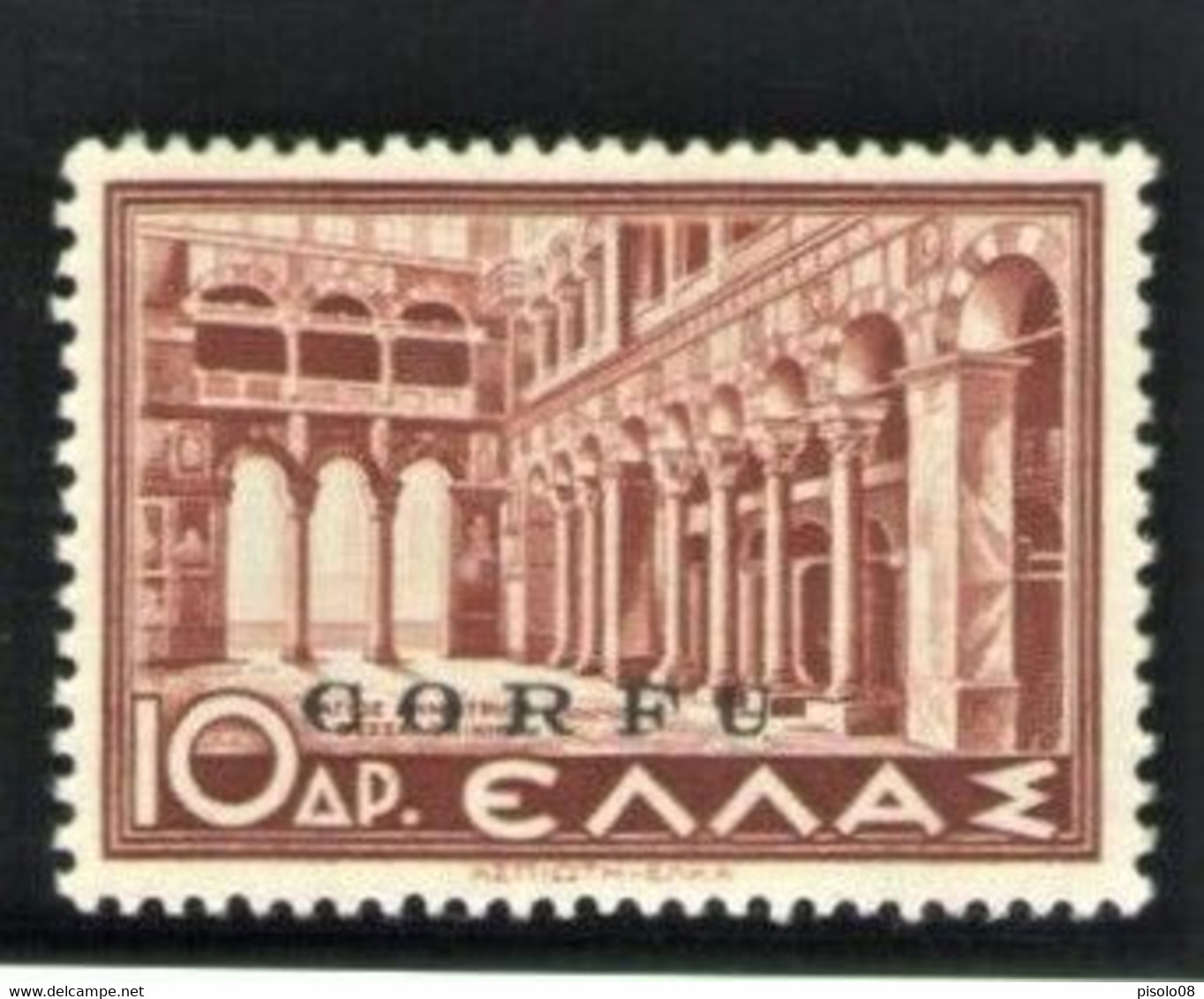 CORFU' 1941 MITOLOGICA 10 D. * GOMMA ORIGINALE - Corfu