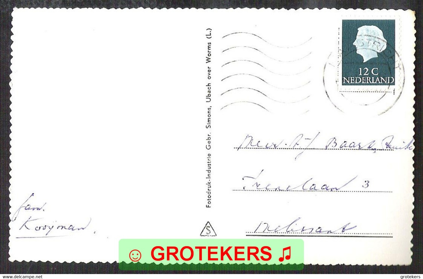 SLENAKEN In De Del Koeien In Het Water / Vaches Dans L’eau 1967 - Slenaken